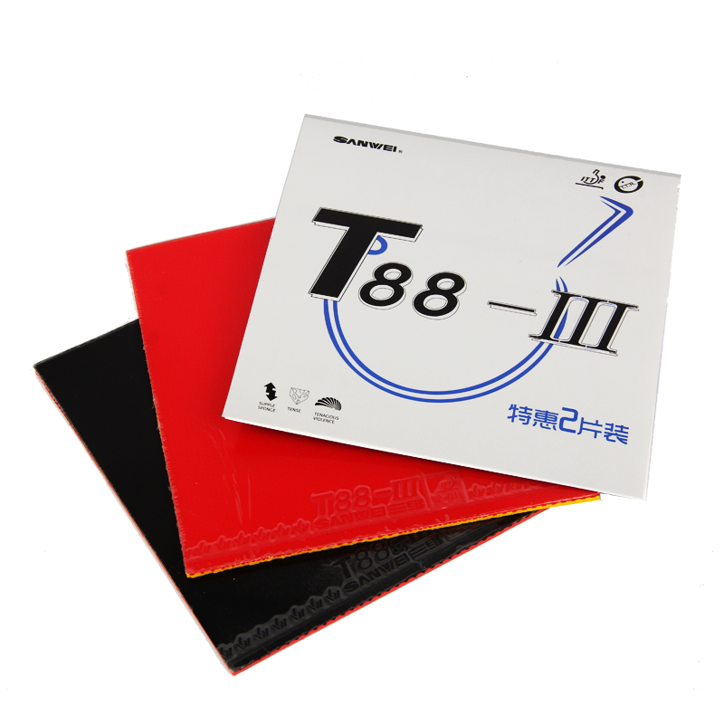 Table Tennis Bat Butterfly - 1 Red 1 Black Original SANWEI