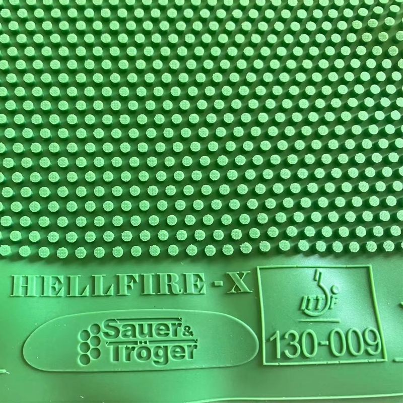 Table Tennis Logo - Green Table Tennis Rubber Long Pips