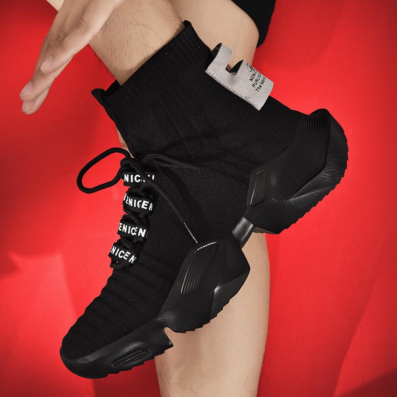 Table Tennis Player Name - Plus Size Hightop High-soled Men Sport