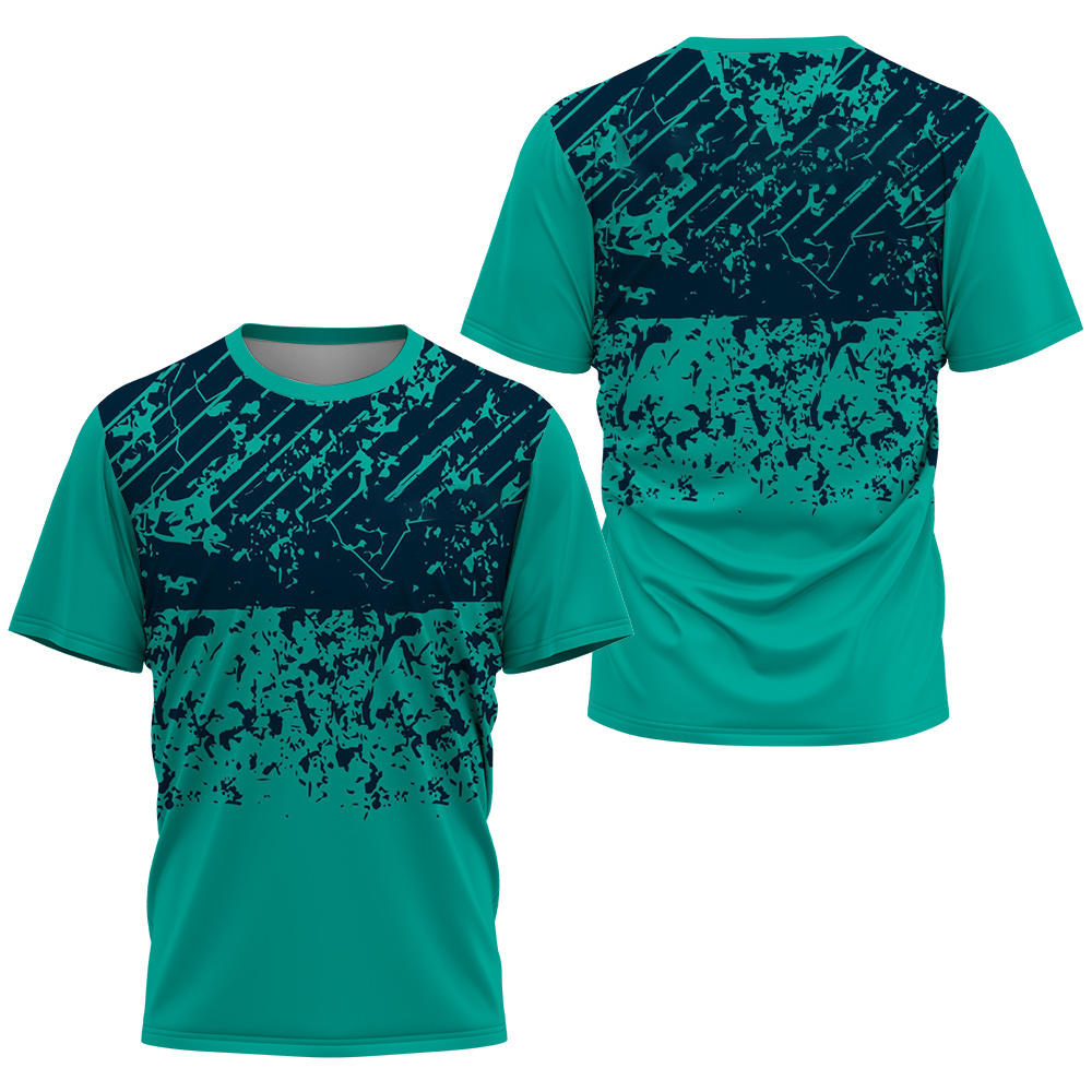 Table Tennis China - Fashion Gradient Stripe Print T Shirt