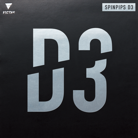 Table Tennis Logo - Victas Spinpips D3 Table tennis rubber