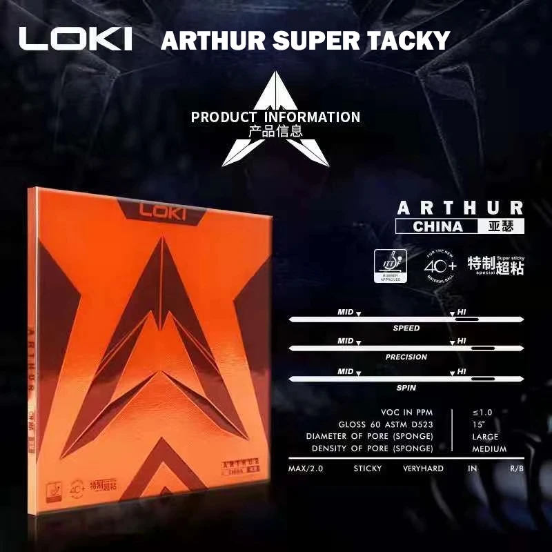 Genuine Original LOKI ARTHUR T - Table Tennis China บทวิจารณ์และราคา