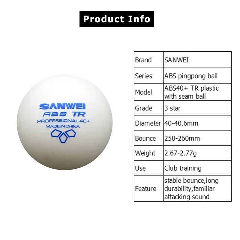 SANWEI-ABS TR 3 Star Table Ten - Table Tennis Video Game บทวิจารณ์และราคา