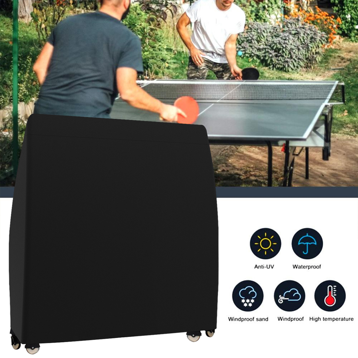 Table Tennis Table Cover Water - Table Tennis Post บทวิจารณ์และราคา
