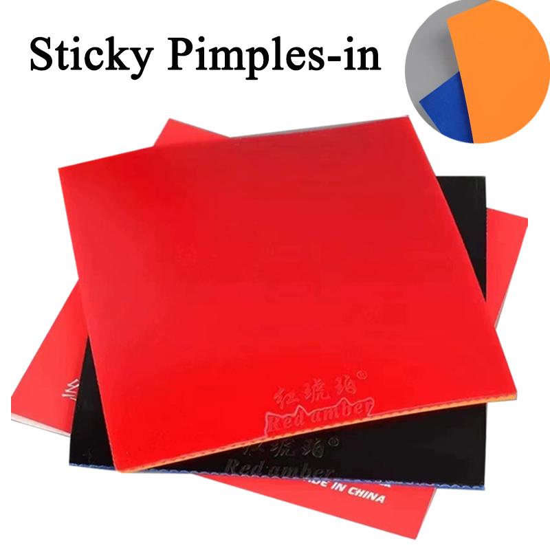 Red Amber Sticky Table Tennis  - Table Tennis Rubber บทวิจารณ์และราคา