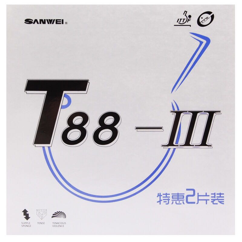 1 Red 1 Black Original SANWEI  - Table Tennis Bat Butterfly บทวิจารณ์และราคา