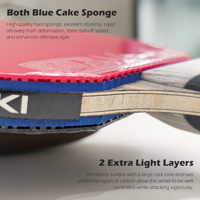 Loki 7 Star Table Tennis Racke - Table Tennis Bat Butterfly บทวิจารณ์และราคา