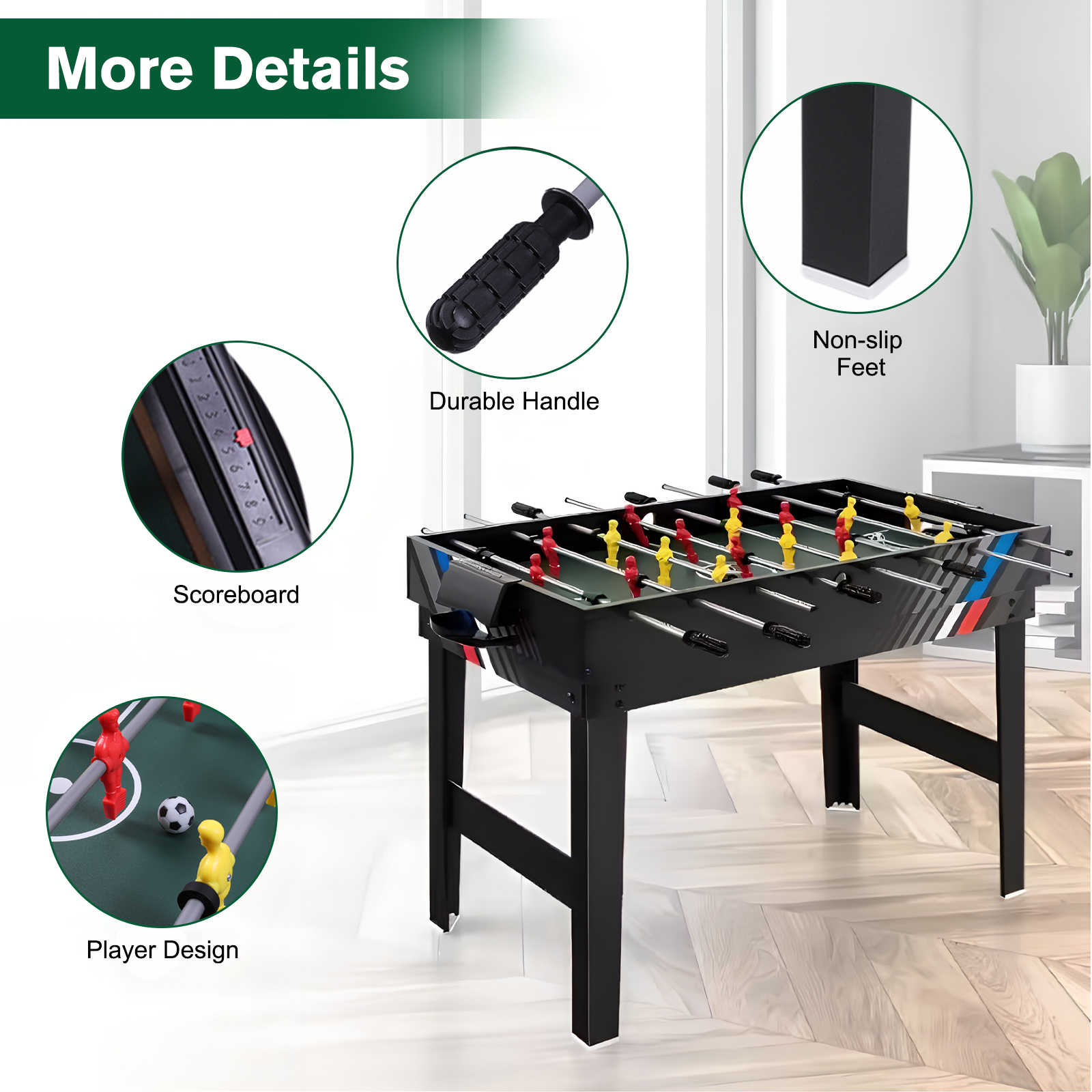 4-In-1 Combo Game Table Set wi - Table Tennis For Kids บทวิจารณ์และราคา