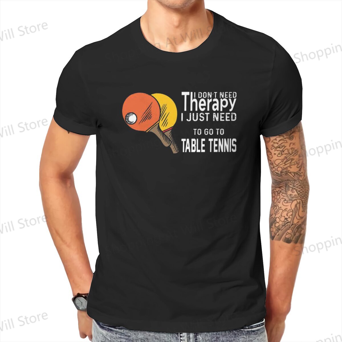 Tops 100% Cotton Leisure Sport - Table Tennis China บทวิจารณ์และราคา