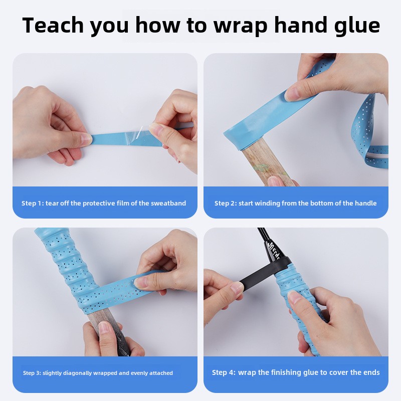 10Pcs Grip Tape Tennis Racket  - Side Tape Racket บทวิจารณ์และราคา