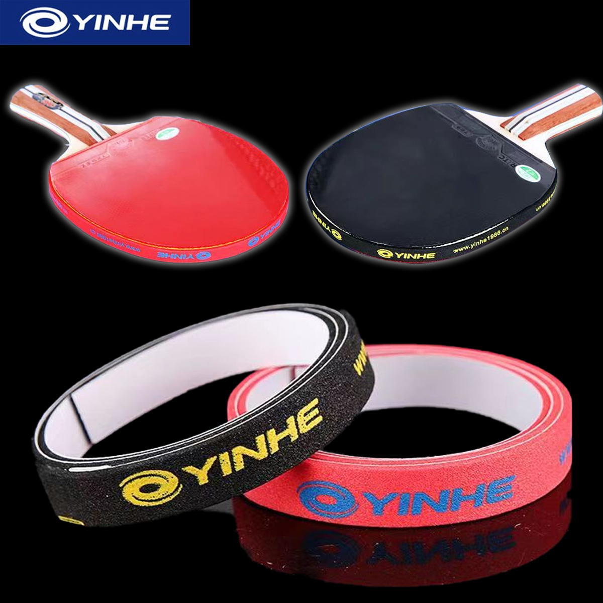 2PCS Table Tennis Racket Edge  - Table Tennis Logo บทวิจารณ์และราคา