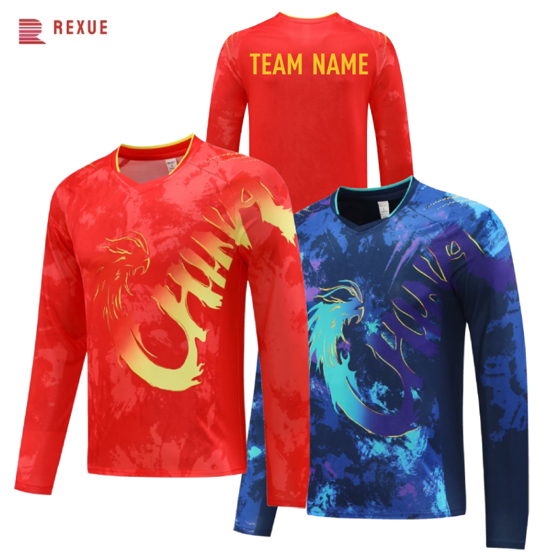 China Dragon Long Sleeve Table - Table Tennis China บทวิจารณ์และราคา