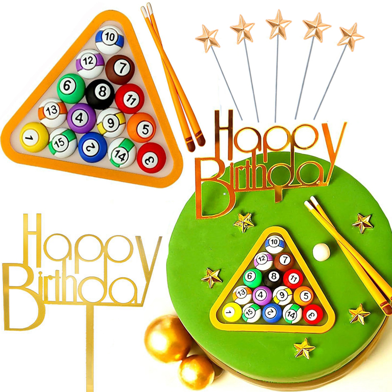 Billiard Ball Cake Decoration  - Table Tennis For Kids บทวิจารณ์และราคา