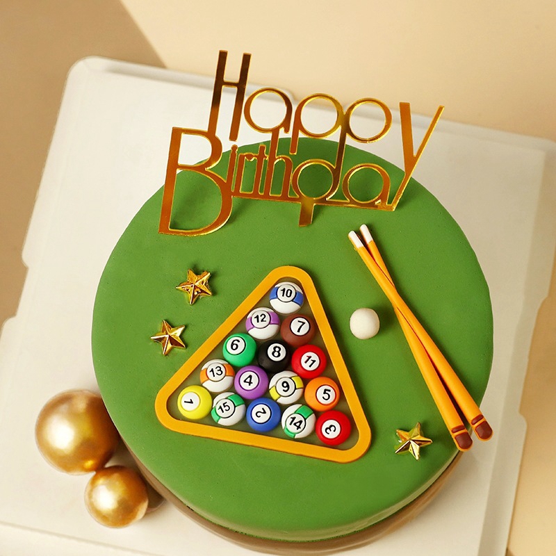 Billiard Ball Cake Decoration  - Table Tennis For Kids บทวิจารณ์และราคา