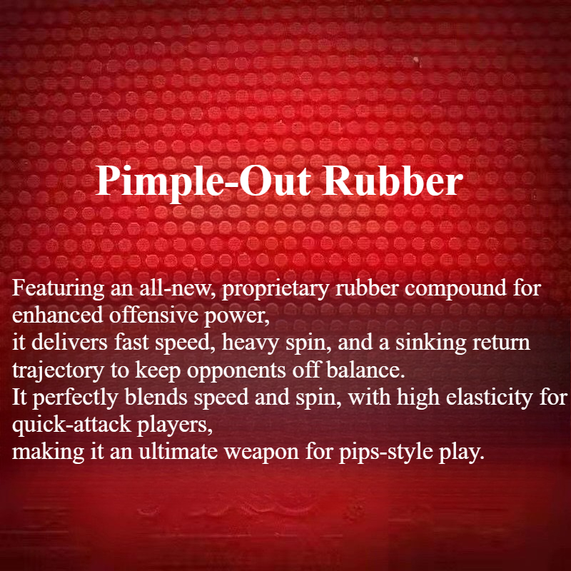 YINHE Pluto Pimple-Out Table T - Table Tennis Rubber บทวิจารณ์และราคา