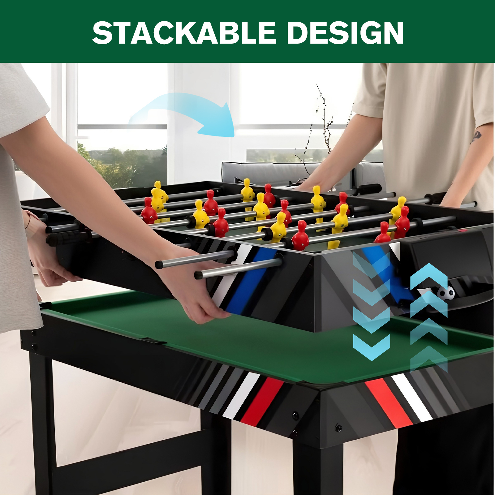4-In-1 Air Hockey Table Combo  - Table Tennis For Kids บทวิจารณ์และราคา