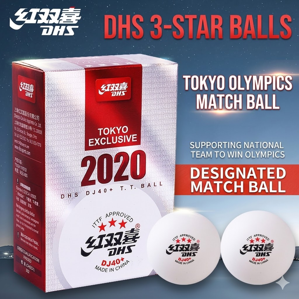 6pcs Original DHS WTT Ping Pon - Table Tennis Video Game บทวิจารณ์และราคา