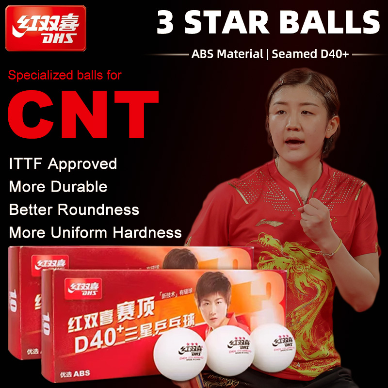 DHS D40+ DJ40+ Ping Pong Balls - Table Tennis Video Game บทวิจารณ์และราคา